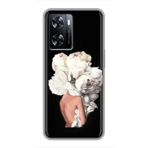 Чехлы (ART) Цветы на OnePlus Nord N20 SE (VPrint) (Білі квіти)