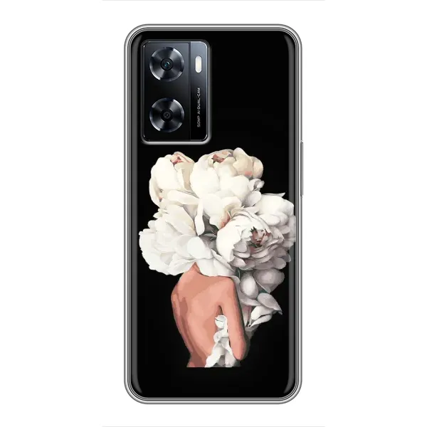 Чехол с принтом «Белые цветы» для OnePlus Nord N20 SE Чехол с принтом «Белые цветы» для OnePlus Nord N20 SE