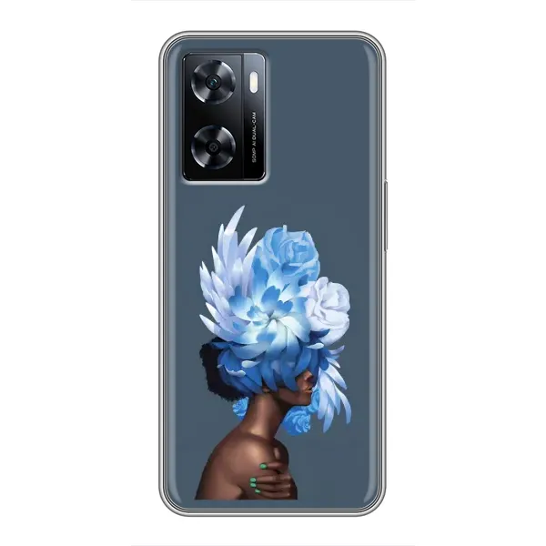 Чехол с принтом «Цветы на голове» для OnePlus Nord N20 SE Чехол с принтом «Цветы на голове» для OnePlus Nord N20 SE