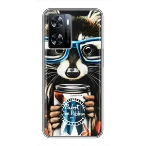 Чохол з принтом для OnePlus Nord Н20 СЕ - (Прикольні) (AlphaPrint) (Єнот з банкою)
