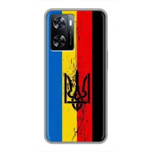 Украинские Чехлы для OnePlus Nord N20 SE с картинкой УПА (AlphaPrint) (Прапор УПА)