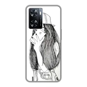 Чохол з друком для OnePlus Nord N20 SE - (Мода) (AlphaPrint) (Фото дівчини)