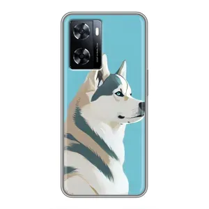Чохол з Хаскі OnePlus Nord N20 SE - (AlphaPrint) (Хаскі арт)