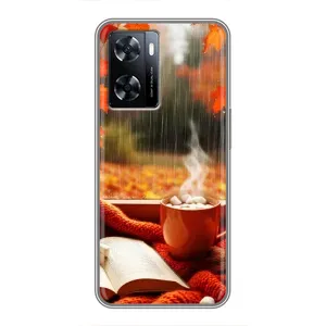 Чехол с принтом «Кофе и дождь» для OnePlus Nord N20 SE