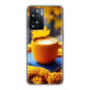 Чехол с принтом «Кофе на желтом пледе» для OnePlus Nord N20 SE