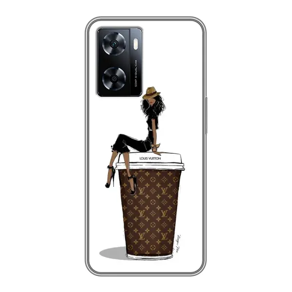 Чехол с принтом «кофе LOUIS VUITTON» для OnePlus Nord N20 SE