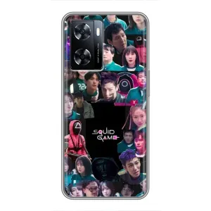Чохол Гра в кальмара для OnePlus Nord N20 SE (Колаж Гра кальмара)