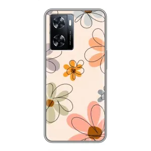 Чохол з квітковим принтом на OnePlus Nord Н20 СЕ (Кольорові квіти)