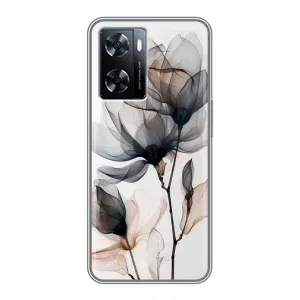 Чохол з квітковим принтом на OnePlus Nord Н20 СЕ (Квіти на білому)