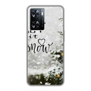 Новорічні, Святкові Чохли для OnePlus Nord N20 SE - 2024 год (Let it snow)