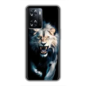 Чохол з картинкою 'Хижаки' для OnePlus Nord N20 SE (Лев у темряві)