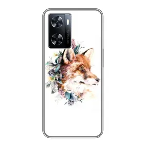 Чохли з картинкою Лисичка для OnePlus Nord N20 SE (VPrint) (Лиса в квітах)