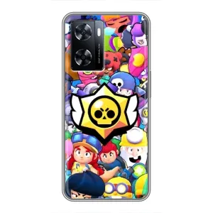 Чехол для OnePlus Nord N20 SE Бравл Старс (VPrint) (Лого Brawl Stars)