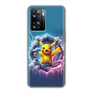 Чохол з Пікачу на OnePlus Nord N20 SE (Лого Пікачу)