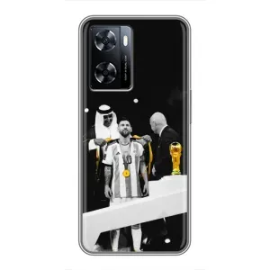 Чохли для OnePlus Nord N20 SE (Leo чемпіон) (AlphaPrint) (Мессі коронований)