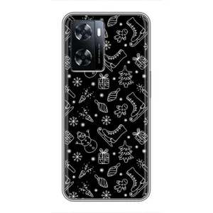 Новорічні, Святкові Чохли для OnePlus Nord N20 SE - 2024 год (Новорічний фон)