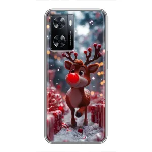 Яскравий чохол для OnePlus Nord N20 SE з Зимові Оленята (Олень серед подарунків)