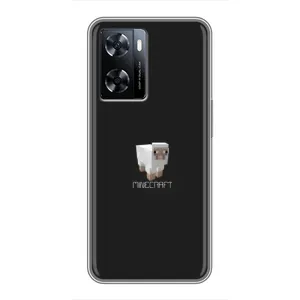 Чохол Майнкрафт на OnePlus Nord N20 SE (AlphaPrint) Minecraft (Овечка Майнкрафт)