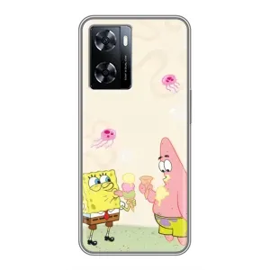 Чохол Губка Боб для OnePlus Nord Н20 СЕ (Патрік і Боб)