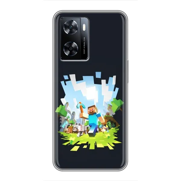 Чехол с принтом «персонажи Minecraft» для OnePlus Nord N20 SE Чехол с принтом «персонажи Minecraft» для OnePlus Nord N20 SE