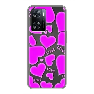 Чехлы для любимой на OnePlus Nord Н20 СЕ (VPrint) (Pink hearts)