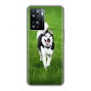 Чохол з Хаскі OnePlus Nord N20 SE - (AlphaPrint) (Радісний Хаскі)