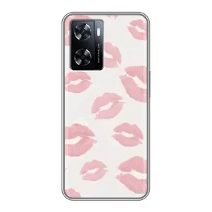 Чохол з розовим принтом для OnePlus Nord N20 SE (Рожеві губи)
