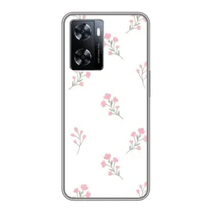 Чохол з розовим принтом для OnePlus Nord N20 SE (Рожеві квіти)