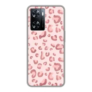 Чохол з розовим принтом для OnePlus Nord N20 SE (Рожевий леопард)