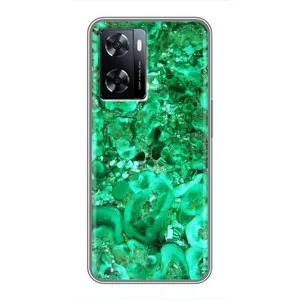 Мраморний чехол на OnePlus Nord N20 SE (VPrint) (Салатовий Мрамор)