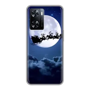 Новорічні Чохли для OnePlus Nord Н20 СЕ (VPrint) (Санта - місяць)