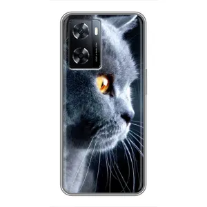 Чохли з Котиками для OnePlus Nord N20 SE (VPrint) (Сірий Кіт)
