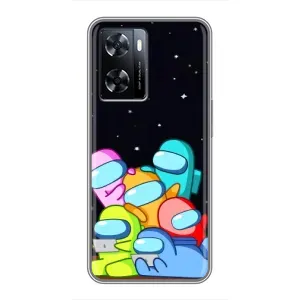 Чохли Амонг Ас для OnePlus Nord N20 SE (AlphaPrint) (Скіни в космосі)