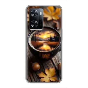 Чехол с принтом «Темный кофе» для OnePlus Nord N20 SE