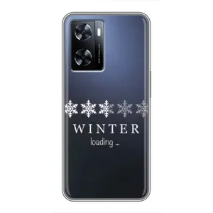 Зимні Чохли для OnePlus Nord Н20 СЕ - прозорий фон (Winter loading)