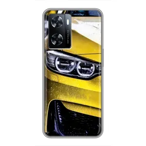 Чохли з Машинами на OnePlus Nord Н20 СЕ (VPrint) (Жовта машина)