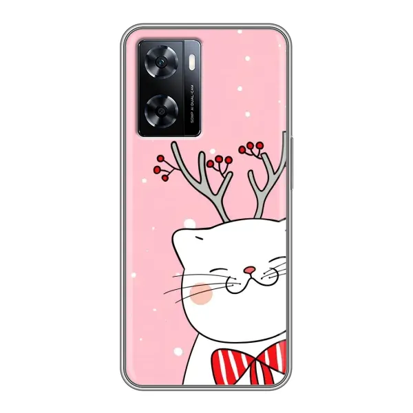 Чехол с принтом «Зимний кот» для OnePlus Nord N20 SE Чехол с принтом «Зимний кот» для OnePlus Nord N20 SE