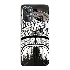 Чохол з дизайном Венздей 2 на OnePlus Nord N20 (Ворота Академії Невермор)