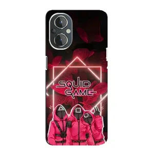 Чохол Гра в кальмара для OnePlus Nord N20 (Охоронці Гра кальмара)