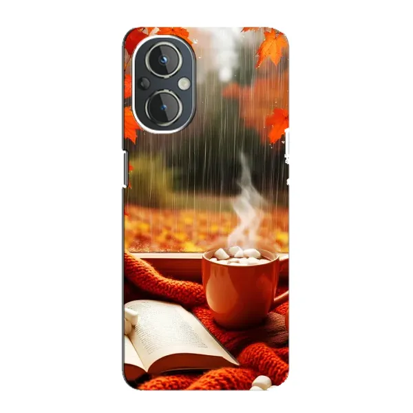 Чехол с принтом «Кофе и дождь» для OnePlus Nord N20 Чехол с принтом «Кофе и дождь» для OnePlus Nord N20