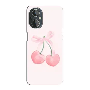 Чохол з розовим принтом для OnePlus Nord N20 (Рожеві вишні)