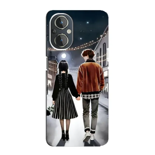Чехол с принтом «Уэнздей и Тайлер» для OnePlus Nord N20 Чехол с принтом «Уэнздей и Тайлер» для OnePlus Nord N20
