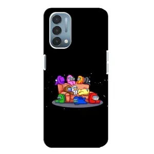 Чехол Амонг Ас для OnePlus Nord N200 5G (DE211) (AlphaPrint) (Амонг-ас)
