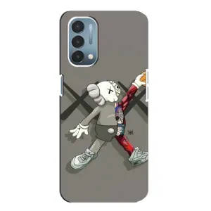 Чехлы для OnePlus Nord N200 5G (DE211) - Bearbrick Louis Vuitton (PREMIUMPrint) (Беарбрик Джордан)