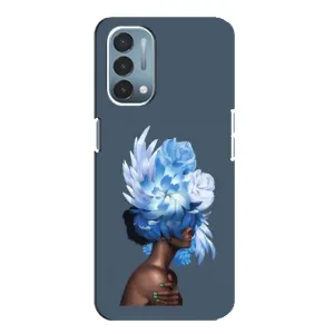 Чехлы (ART) Цветы на OnePlus Nord N200 5G (DE211) (VPrint) (Цветы на голове)