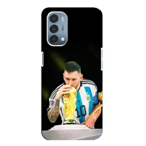Чехлы для OnePlus Nord N200 5G (DE211) (Leo чемпион) (AlphaPrint) (Кубок Месси)