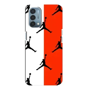 Чехлы для OnePlus Nord N200 5G (DE211) - с картинкой JORDAN (AlphaPrint) (Лого Джордан)