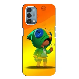 Чехол для OnePlus Nord N200 5G (DE211) Бравл Старс (VPrint) (Мальчик Леон)