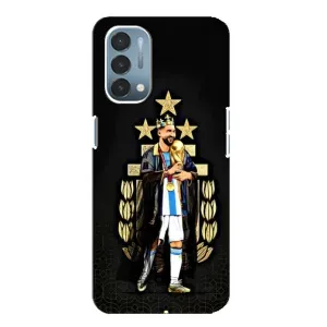 Чехлы для OnePlus Nord N200 5G (DE211) (Leo чемпион) (AlphaPrint) (Месси Король)