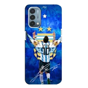 Чехлы для OnePlus Nord N200 5G (DE211) (Leo чемпион) (AlphaPrint) (Месси сборная)